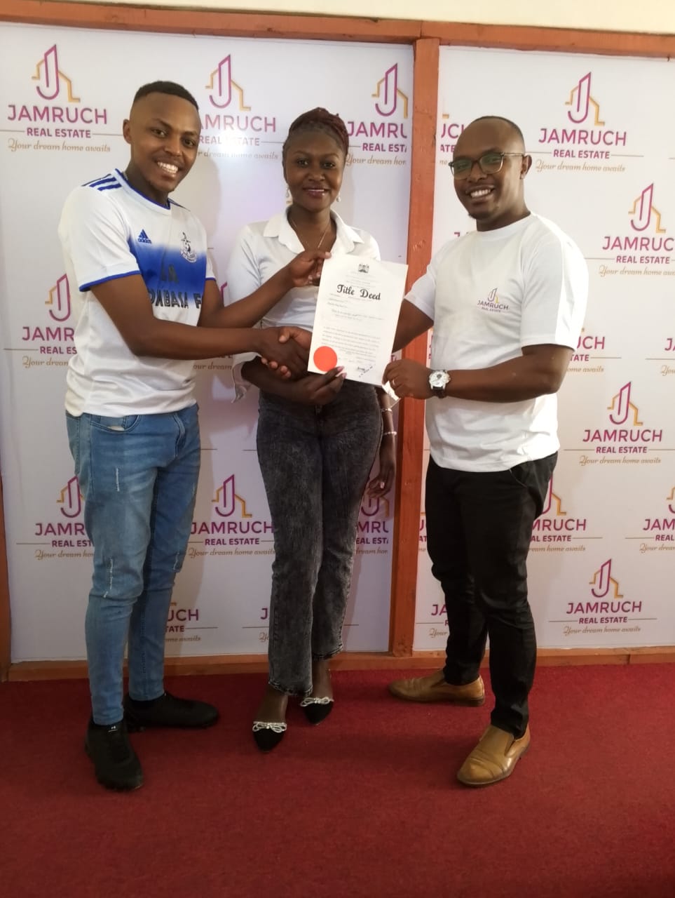 Jamruch client title deed handover