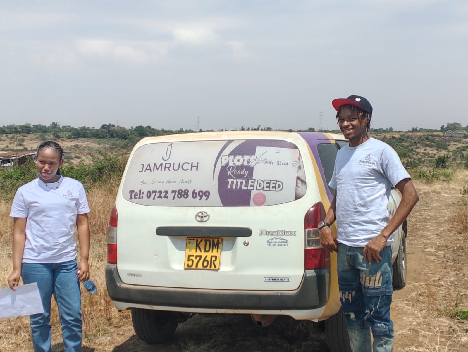 Jamruch team conducting a property site visit